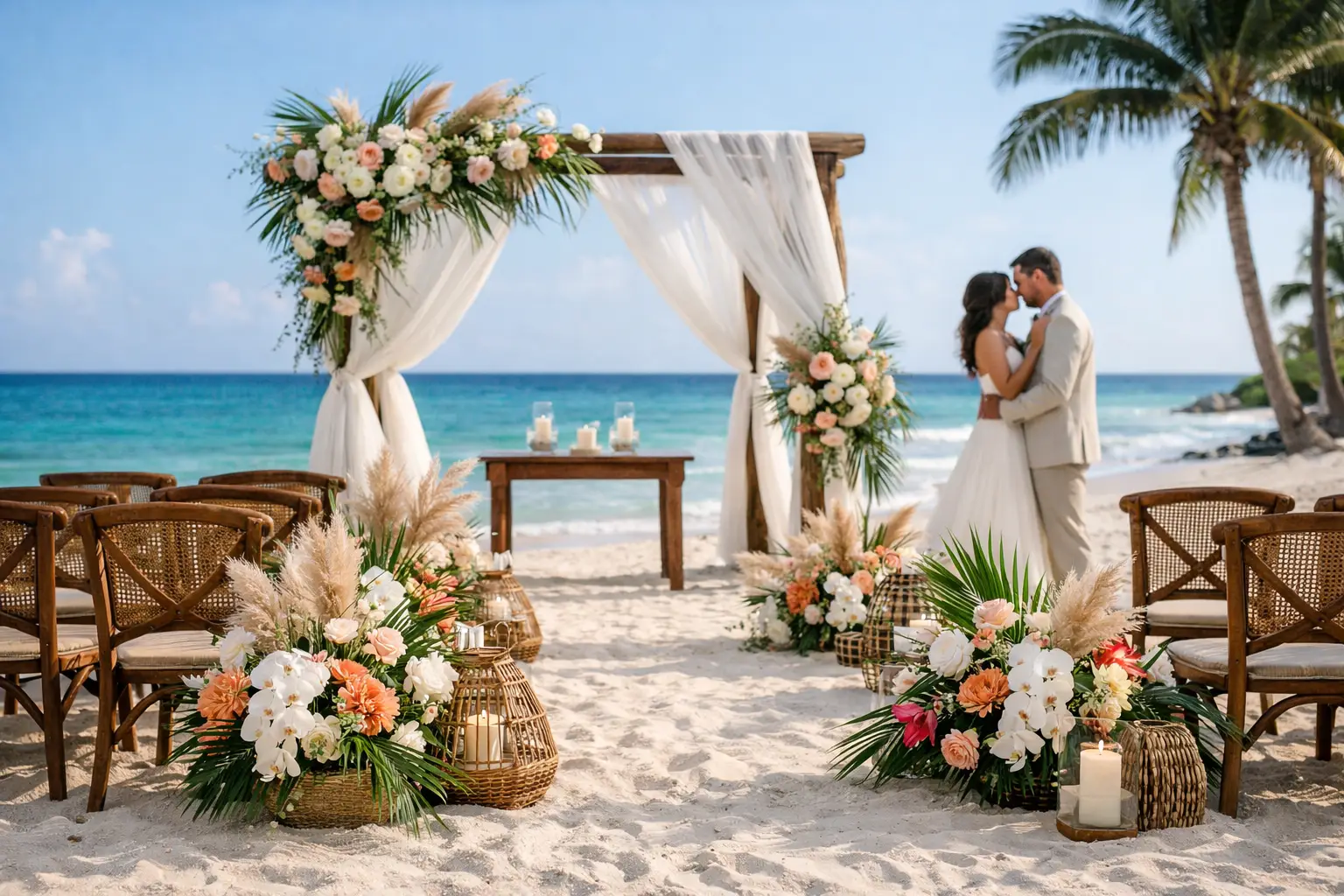 Beach Wedding Decor Guide for Riviera Maya